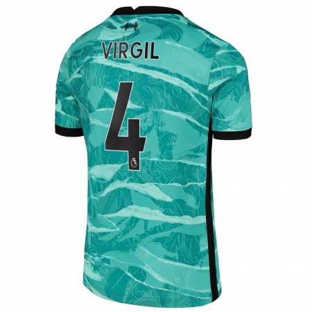 Billiga Fotbollströjor Liverpool Virgil Van Dijk 4 Borta tröja 2020/21 Kortärmad